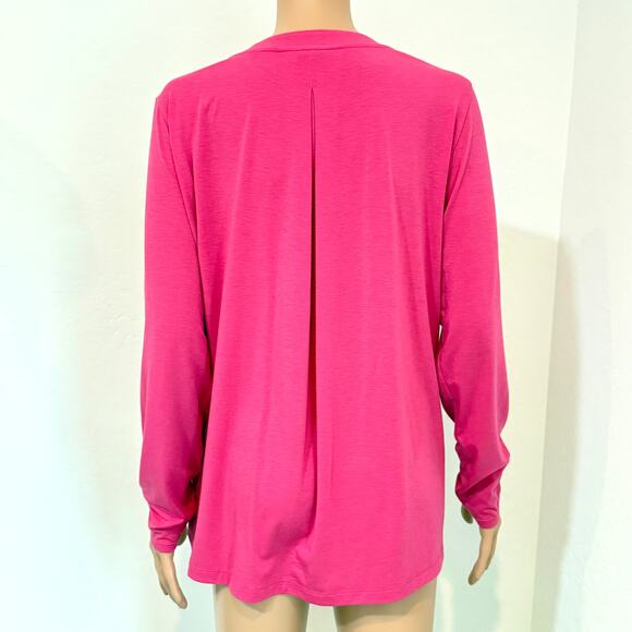 Athleta medium threadlight modal relaxed pleat back top TLS1 2585 - Picture 7 of 10